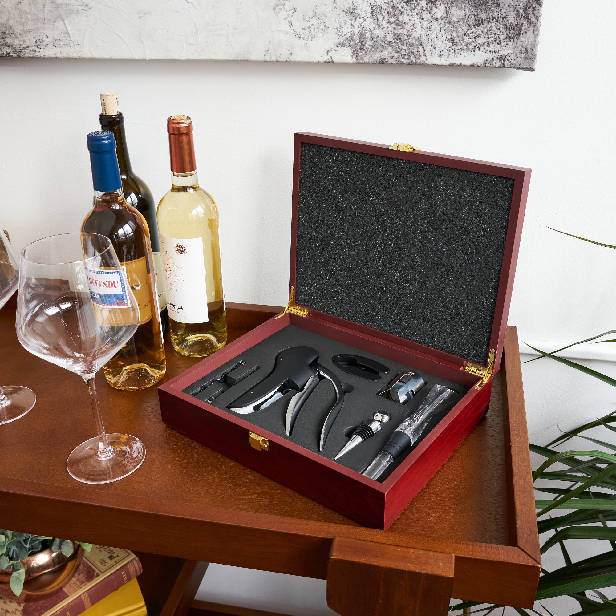 5 Piece Wine Tools Boxed Set by True (10680)