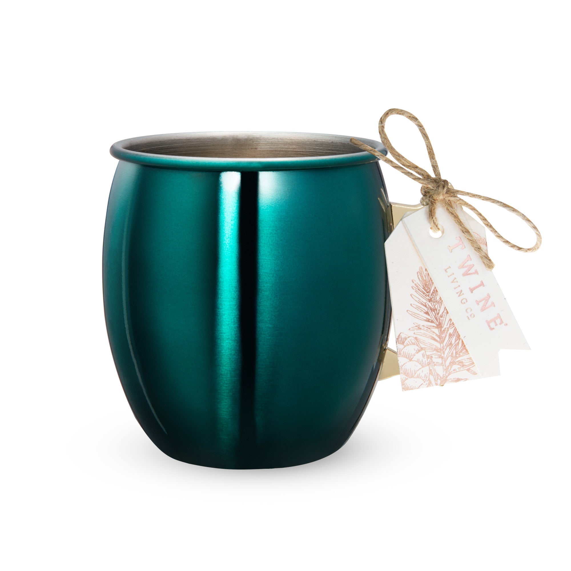 Emerald Moscow Mule Mug by Twine Living® (6124) Drinkware Twine