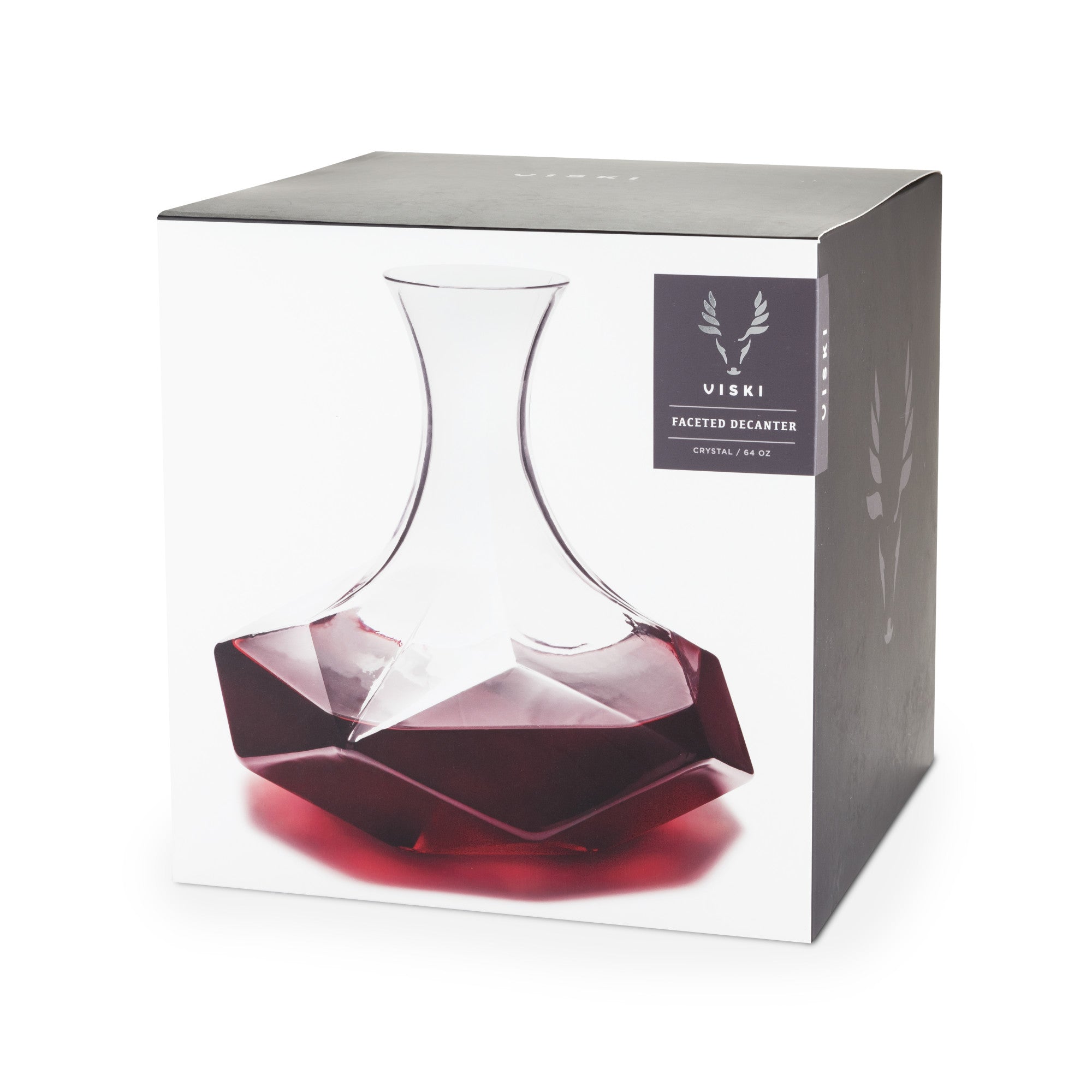 Faceted Crystal Wine Decanter by Viski® (4884) Wine Accessories Viski