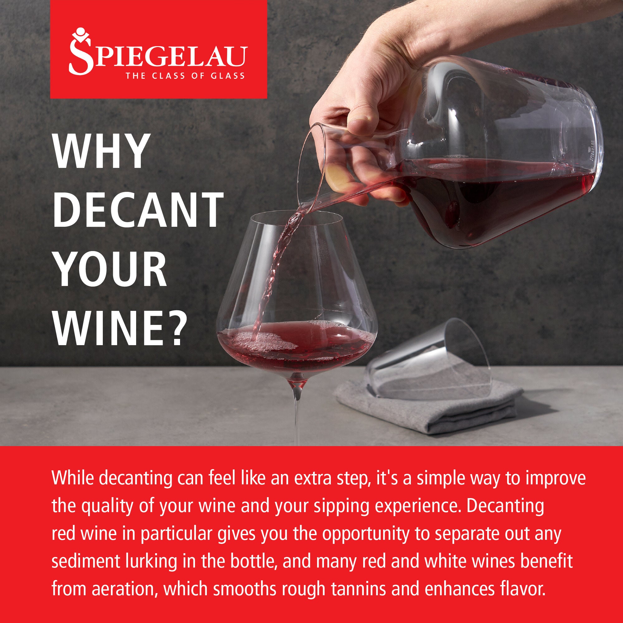 Definition Wine Carafe 1 L - Spiegelau @ RoyalDesign