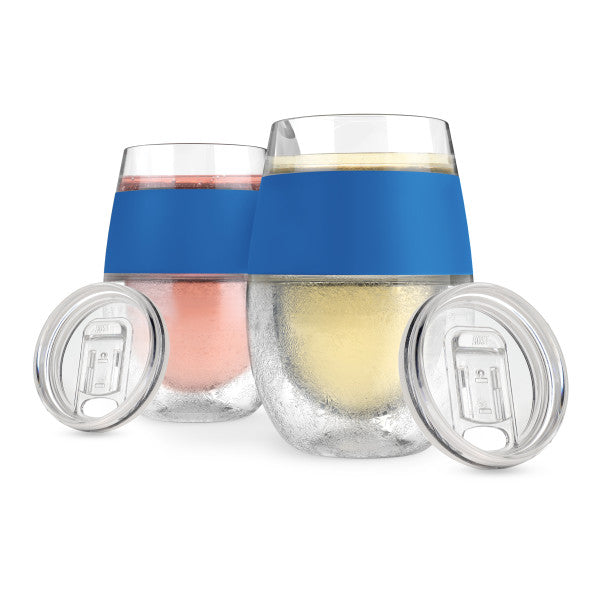 Wine FREEZE™ Cooling Cups and lids (Set of 2) by HOST