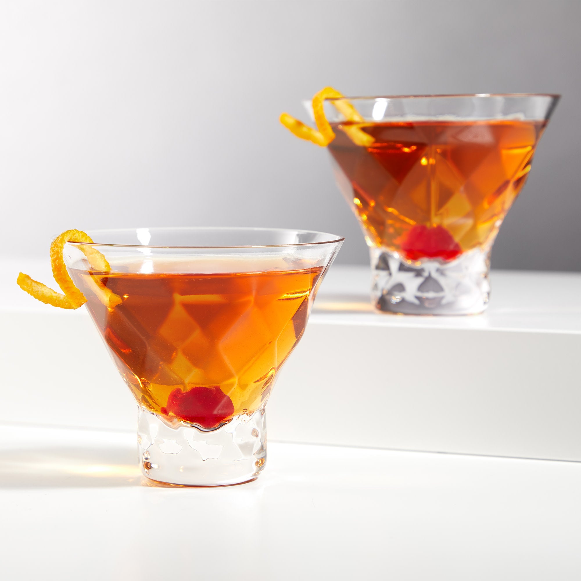 Gem Crystal Martini Glasses by Viski® (5249) Drinkware Viski