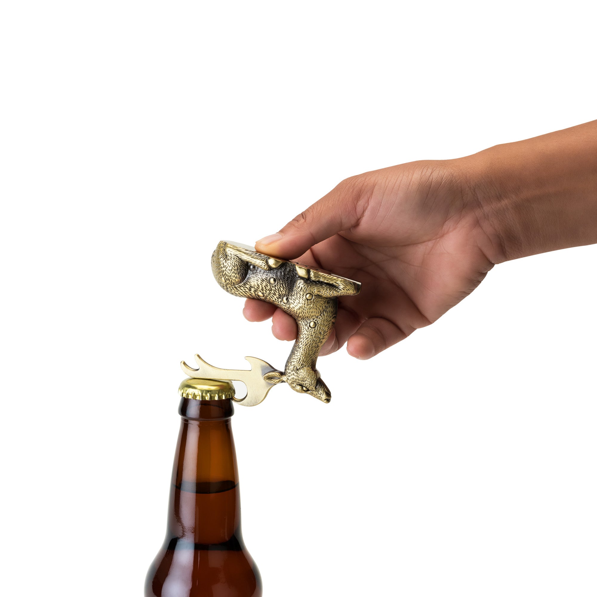 Gilded Deer Bottle Opener by Twine® (5919) Beer Accessories Twine
