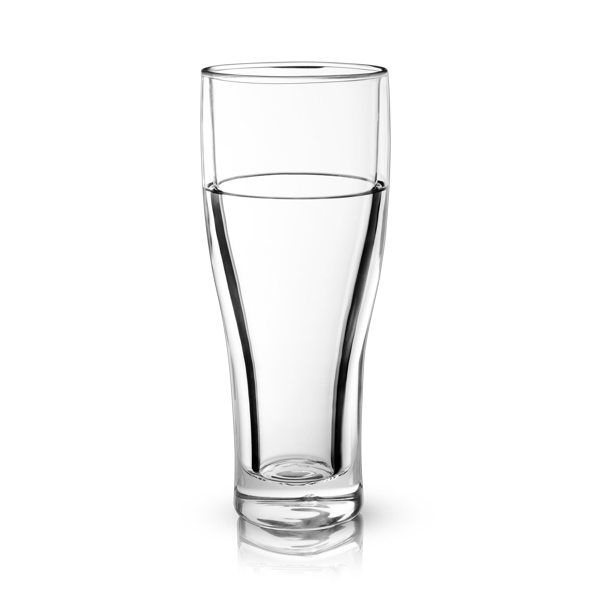 Glacier™ Double-Walled Chilling Beer Glass by Viski® (7334) Drinkware Viski