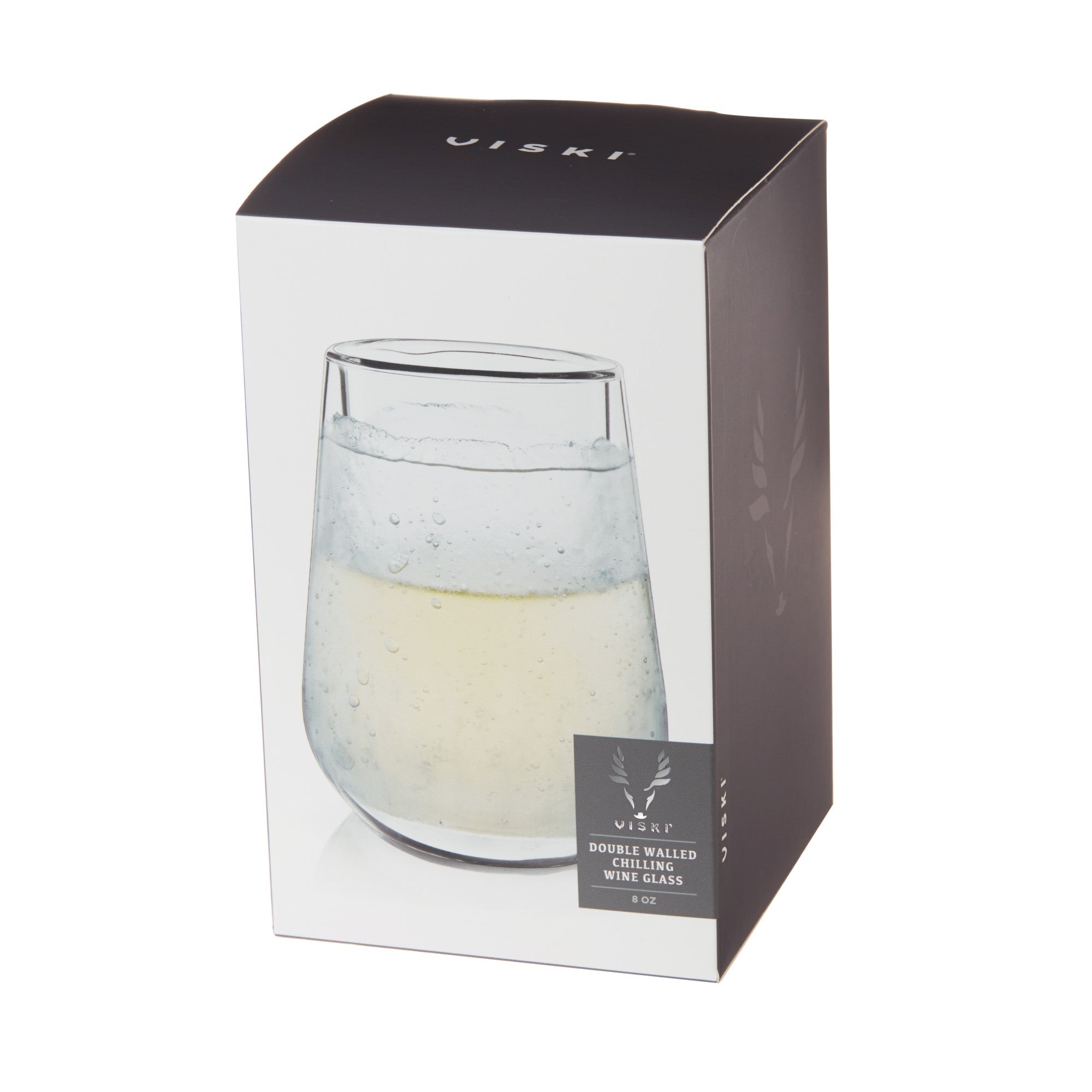 Glacier™ Double-Walled Chilling Wine Glass by Viski® (7337) Drinkware Viski