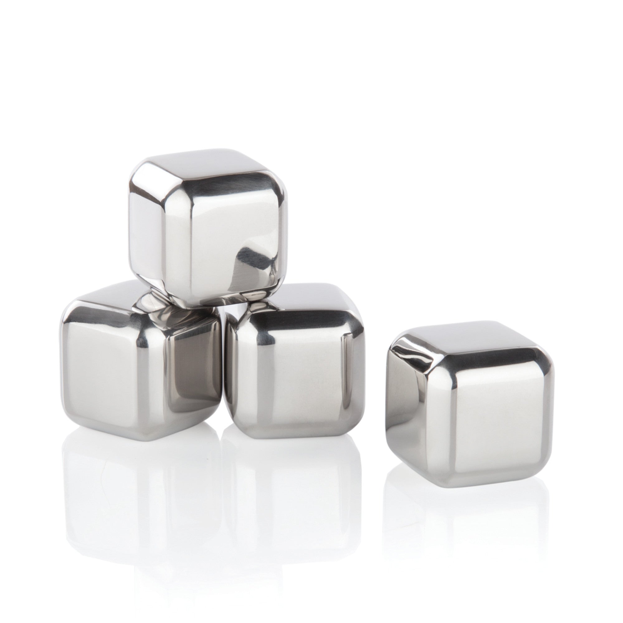 Glacier Rocks® Small Stainless Steel Cubes by Viski® (2539) Liquor Accessories Viski