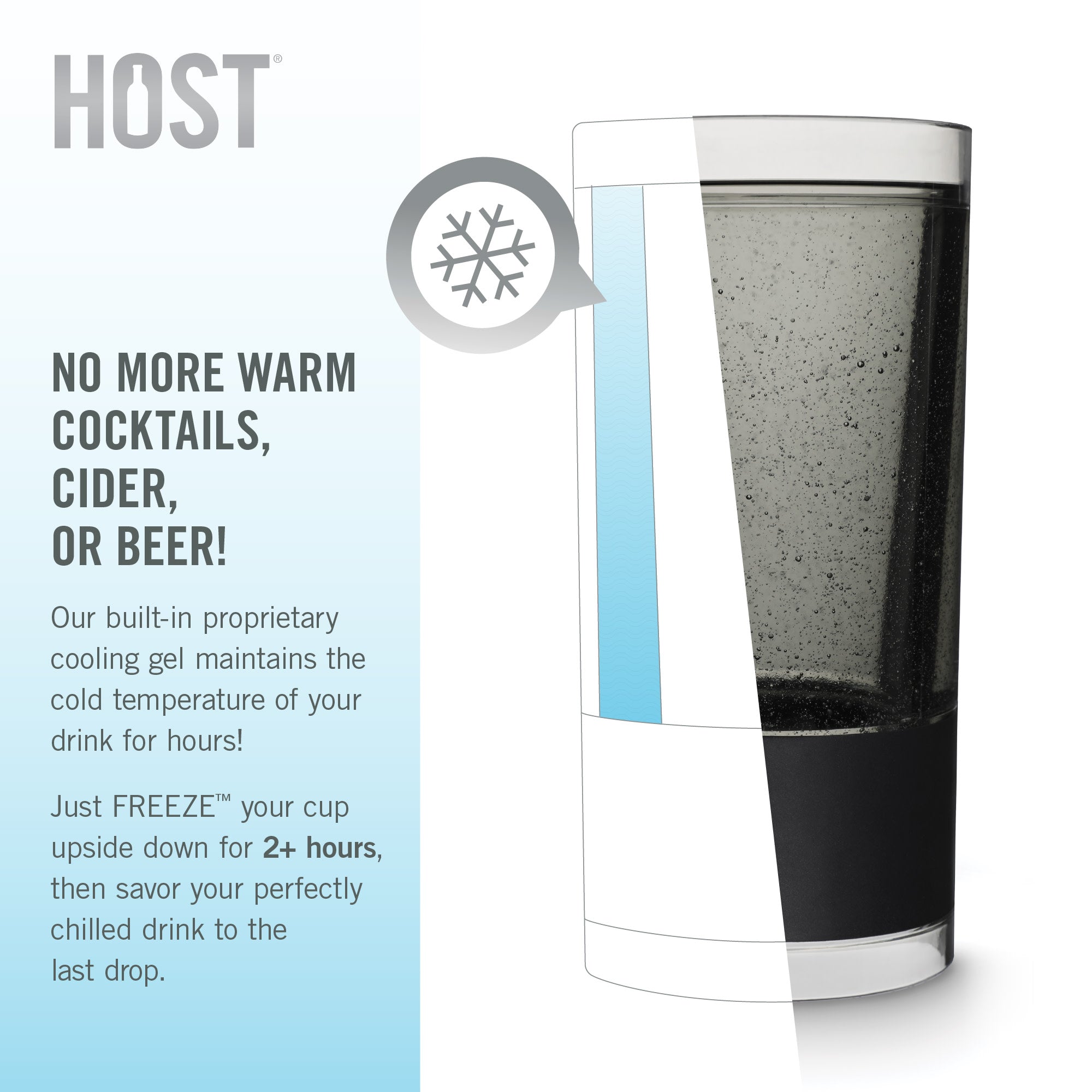Highball FREEZE™ Cooling Cups by HOST® (9940) Drinkware HOST