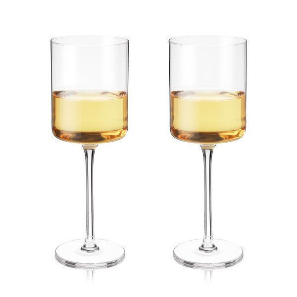 Laurel White Wine Glasses by Viski (10891)