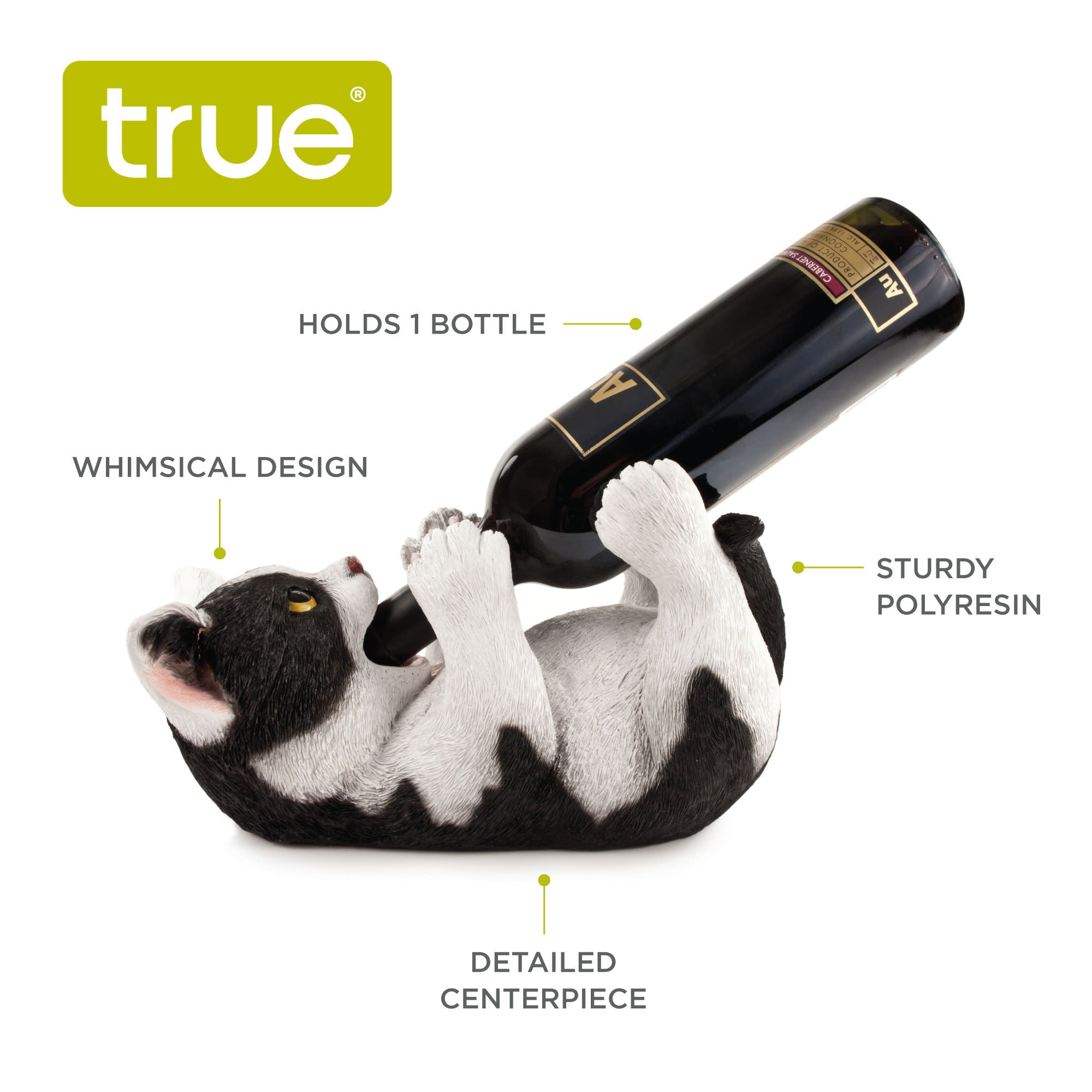 Klutzy Kitty Bottle Holder by True (2749) Wine Accessories True