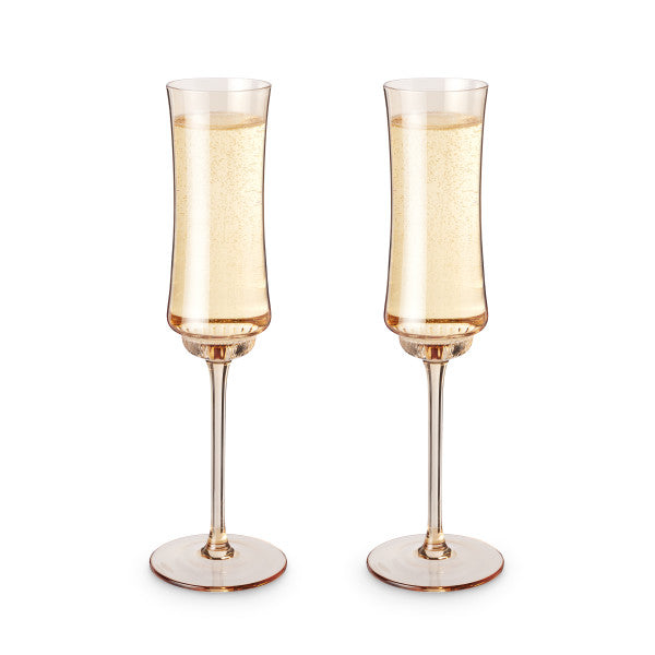 Tulip Champagne Flute in Amber by Twine Living (10877)