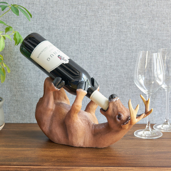 Drunken Deer Wine Bottle Holder by True (3977)