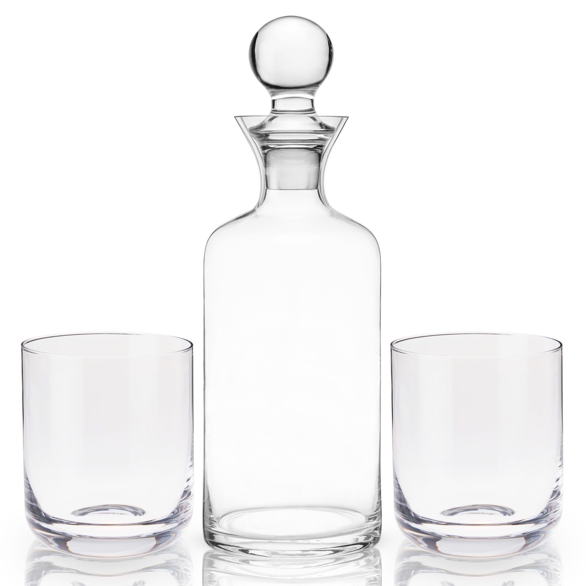 Modern Liquor Decanter & Tumblers by Viski (10164) Drinkware Viski