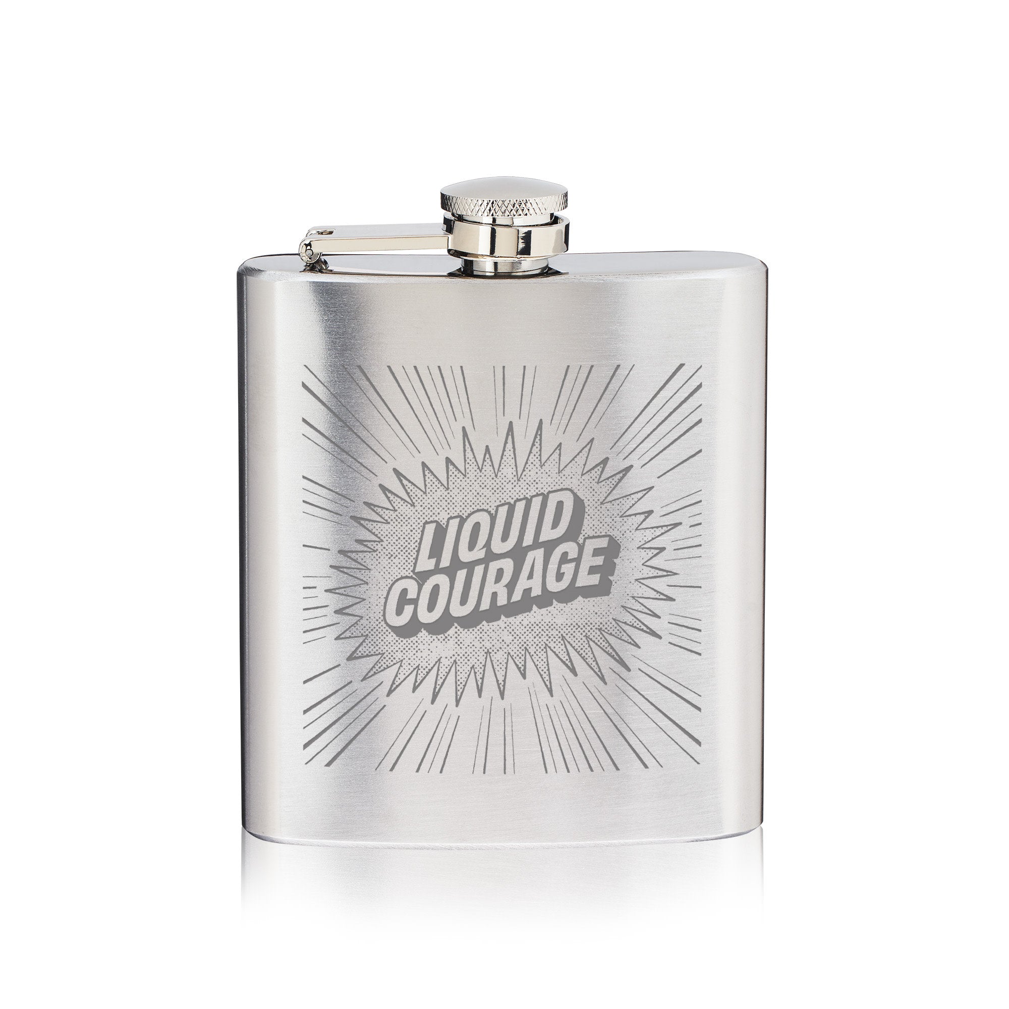 Liquid Courage Stainless Steel Flask by True (11095)