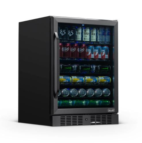 Newair 24” 177 Can Built-in Beverage Center in Black Stainless Steel (NBC177BS00) Beverage Center NewAir