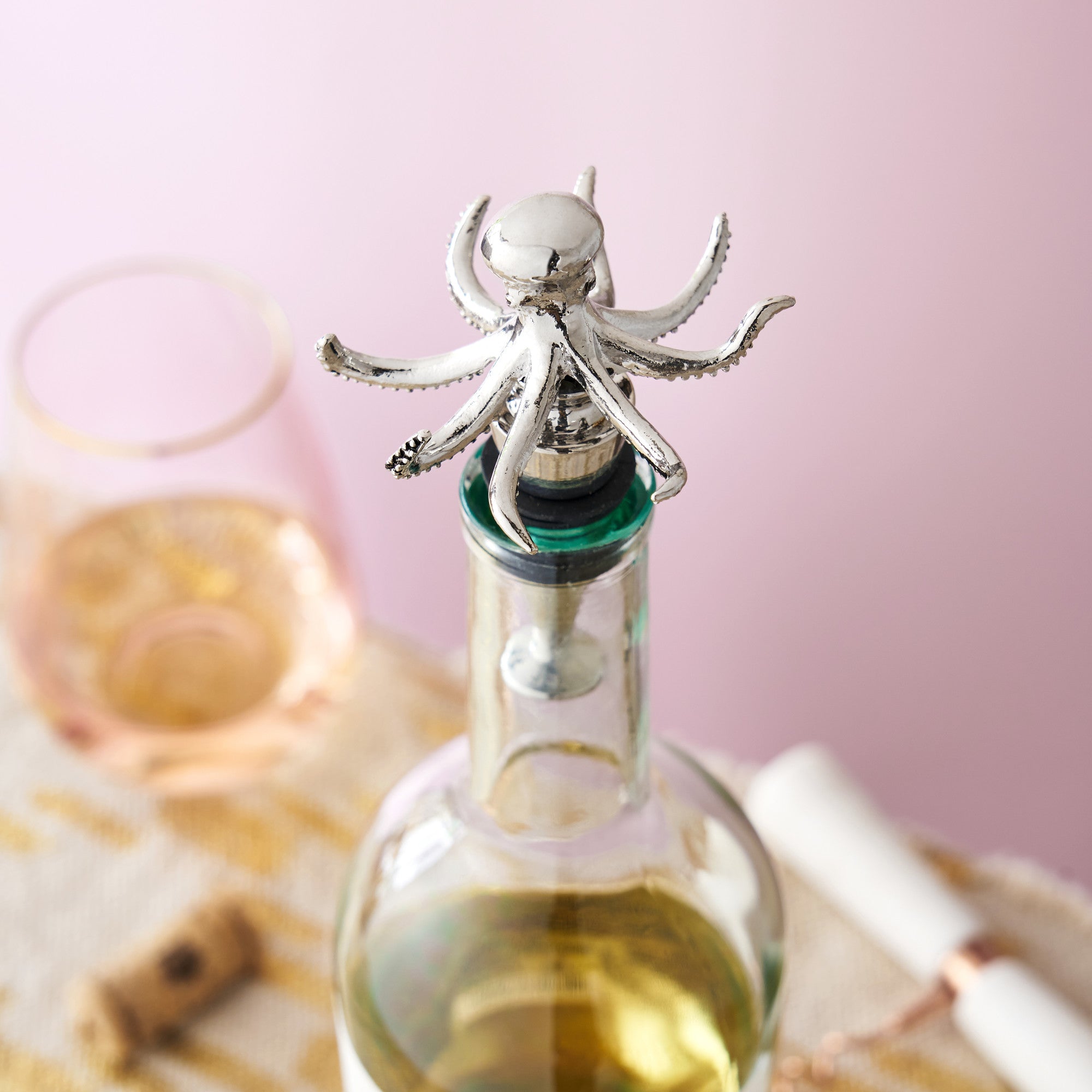 Octopus Bottle Stopper by Twine Living® (3496) Wine Accessories Twine