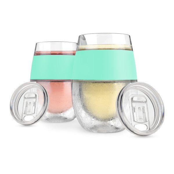 Wine FREEZE™ Cooling Cups and lids (Set of 2) by HOST