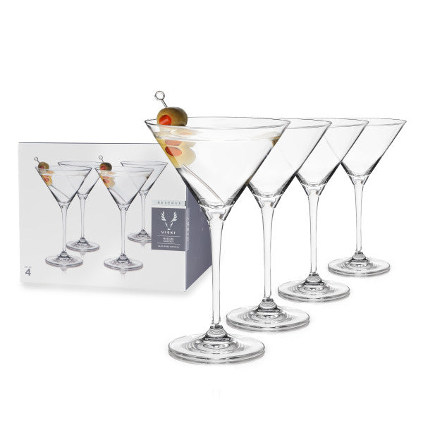 Reserve European Crystal Martini Glasses by Viski® (10105)