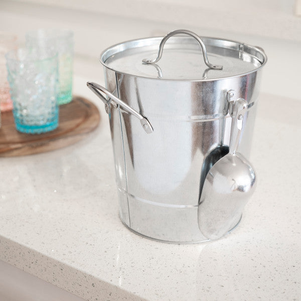 Galvanized Metal Ice Bucket by Twine® (2584)