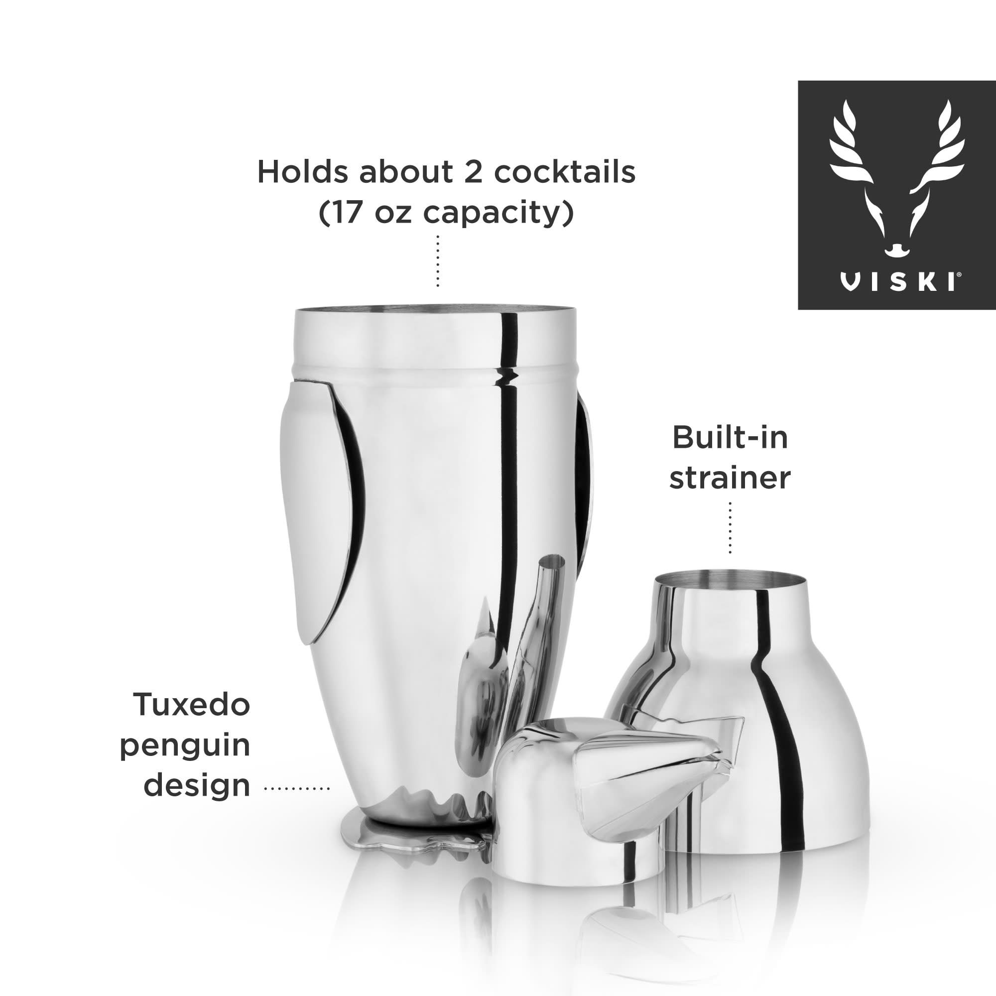 Penguin Cocktail Shaker by Viski® (2670)
