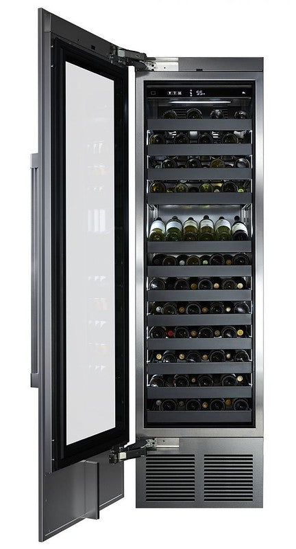 Perlick - 24" 94 Bottles Single Zone Built-in Stainless Steel Wine Cooler (CR24W-1) Wine Cooler Perlick 
