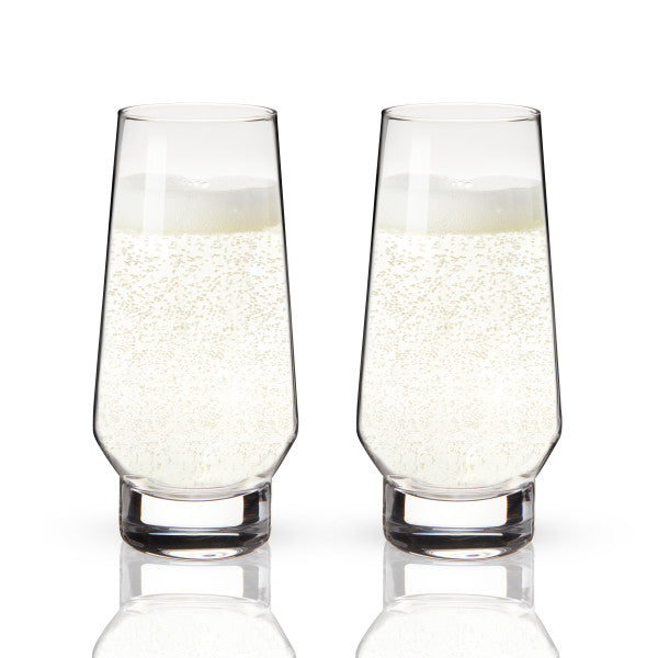 Weighted Stemless Champagne Flutes by Viski (11021)