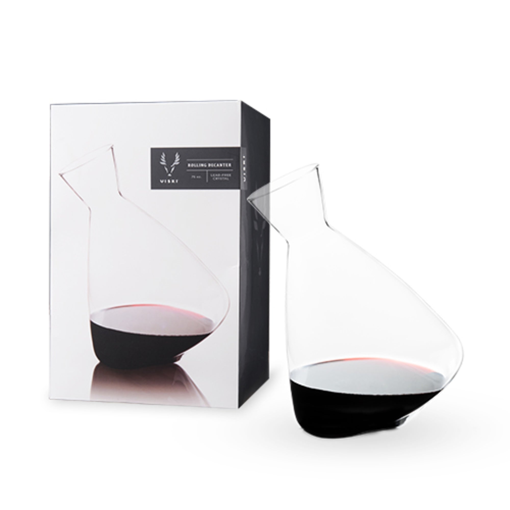Rolling Crystal Wine Decanter by Viski® (3719) Wine Accessories Viski