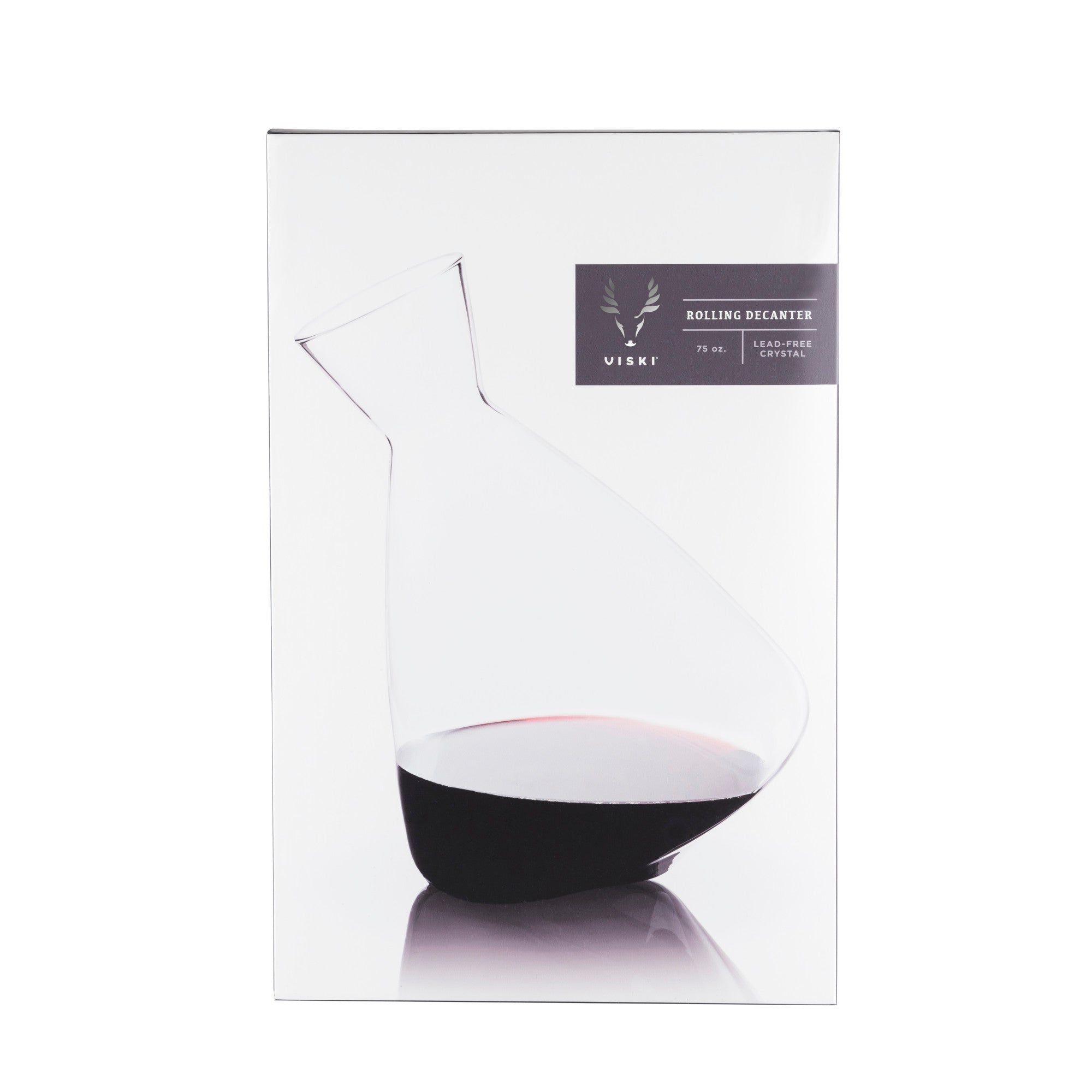 Rolling Crystal Wine Decanter by Viski® (3719) Wine Accessories Viski