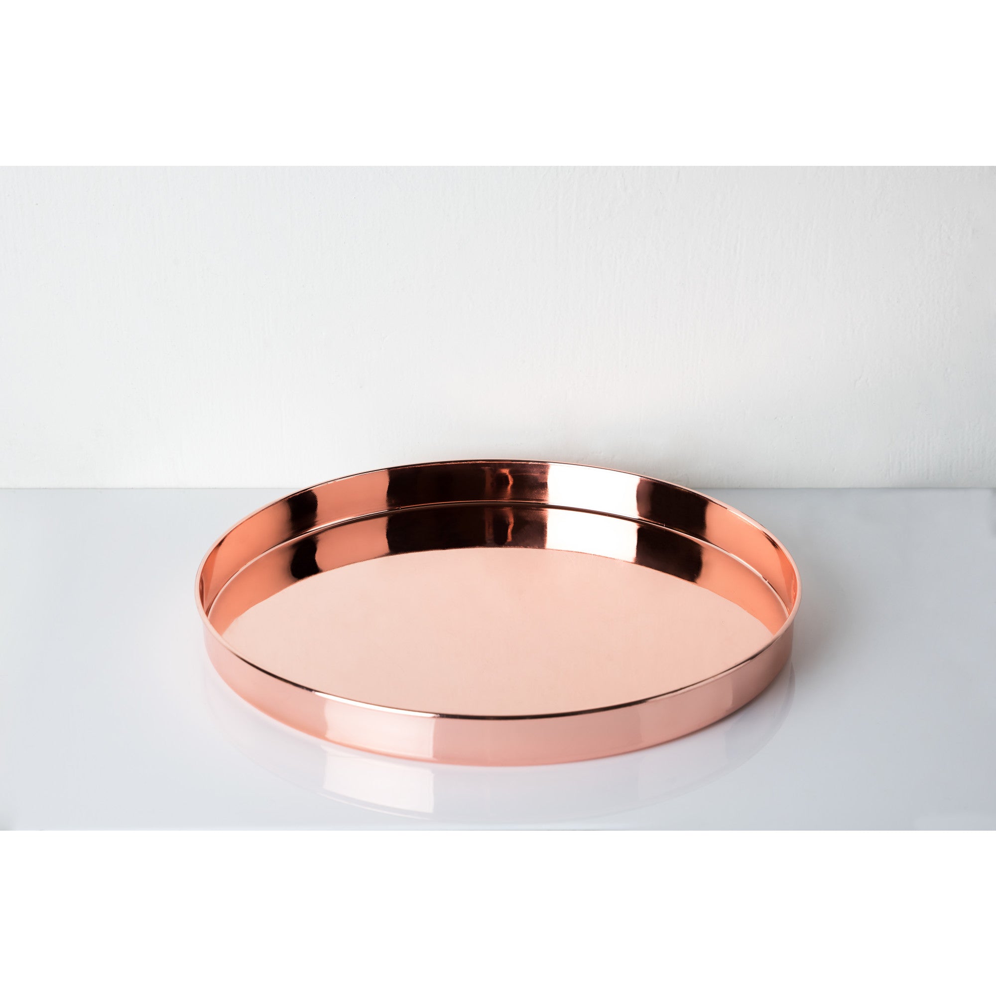 Round Copper Serving Tray by Viski® (4951) Serveware Viski