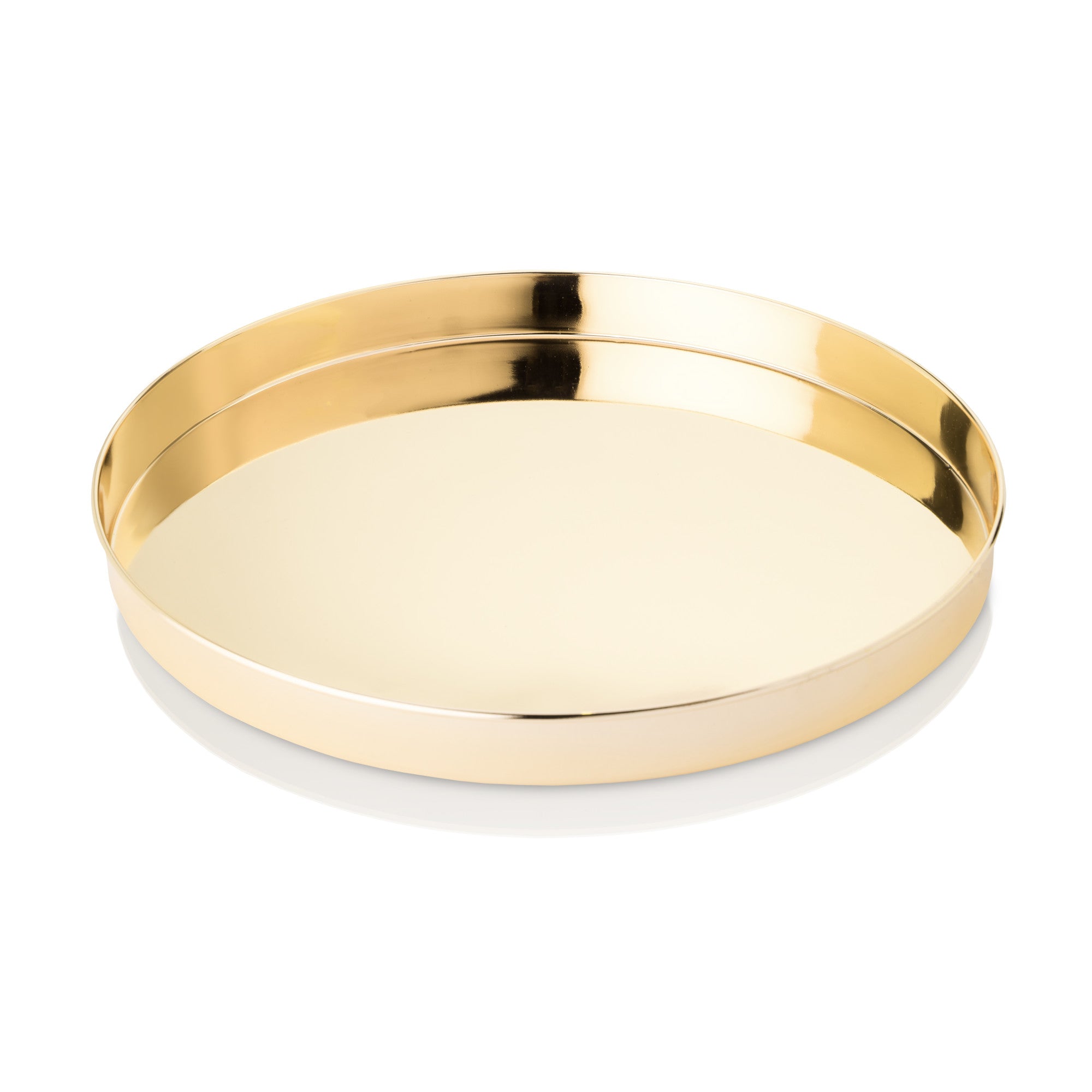 Round Gold Serving Tray by Viski® (5204) Serveware Viski
