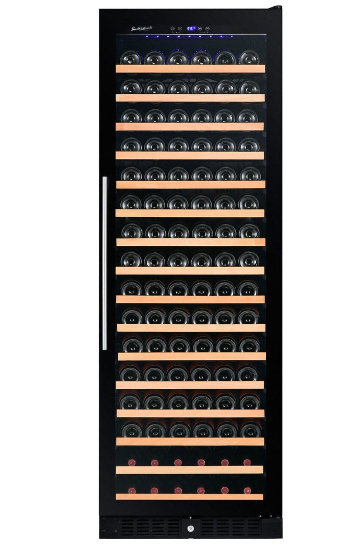 Smith and Hanks - 24" 166 Bottles Single Zone Wine Cooler with Smoked Black Glass Door (RE100014) Wine Cooler Smith and Hanks 