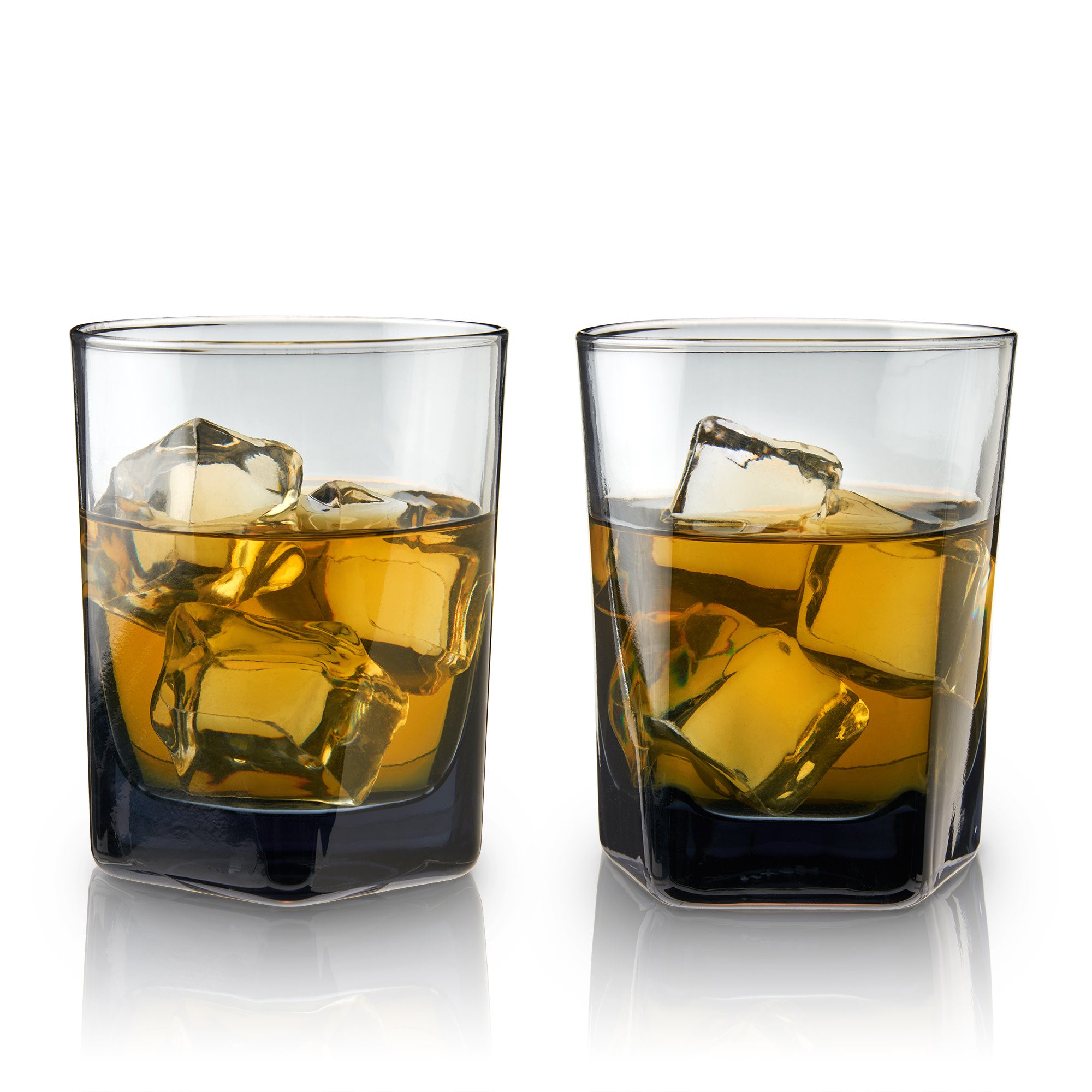 Smoke Double Old Fashioned Glasses by Viski® (9541) Drinkware Viski