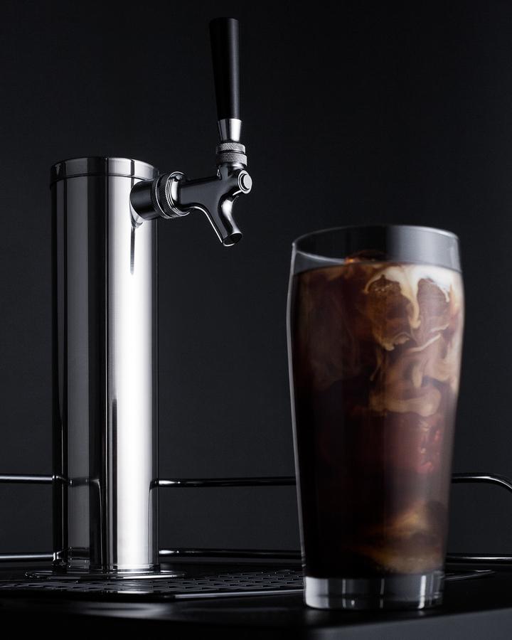 Summit 24" Wide Single Tap Cold Brew Coffee Kegerator in Jet Black Finish (SBC635MCF) Beverage Dispenser Summit 