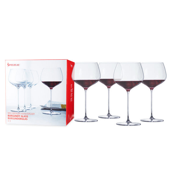 Spiegelau Vino Grande Burgundy Wine Glasses - European-Made Wine Gift Set,  25oz 
