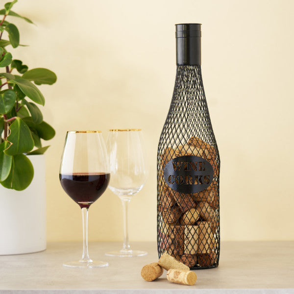 Black Wine Bottle Cork Holder by Twine (10881)