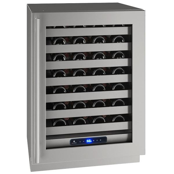 U-line 24" 49 Bottles 5 Class Slide & Secure™ Built-in/Freestanding Wine Cooler (HWC524) Wine Cooler U-Line 