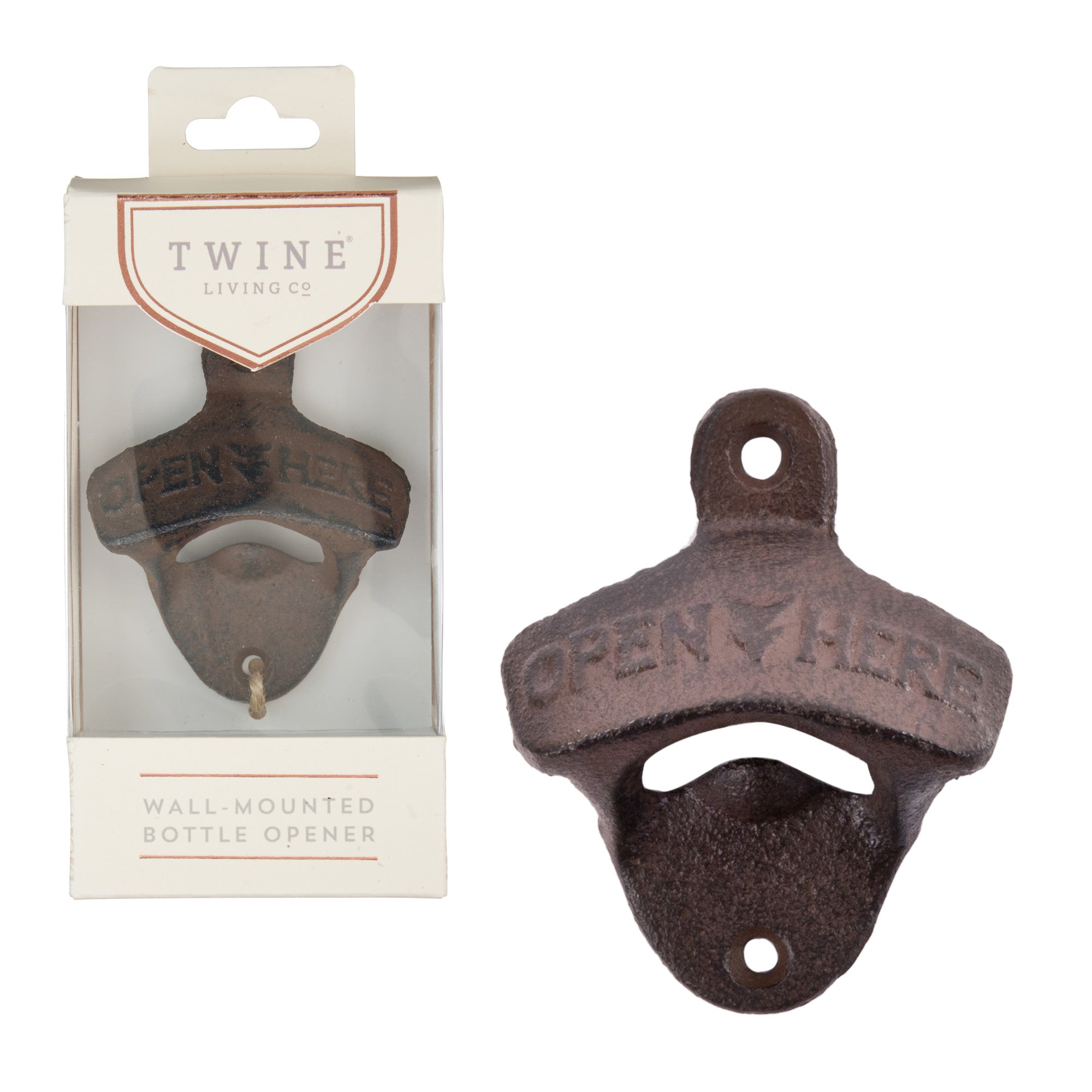 Wall Mounted Bottle Opener by Twine Living® (2771) Beer Accessories Twine
