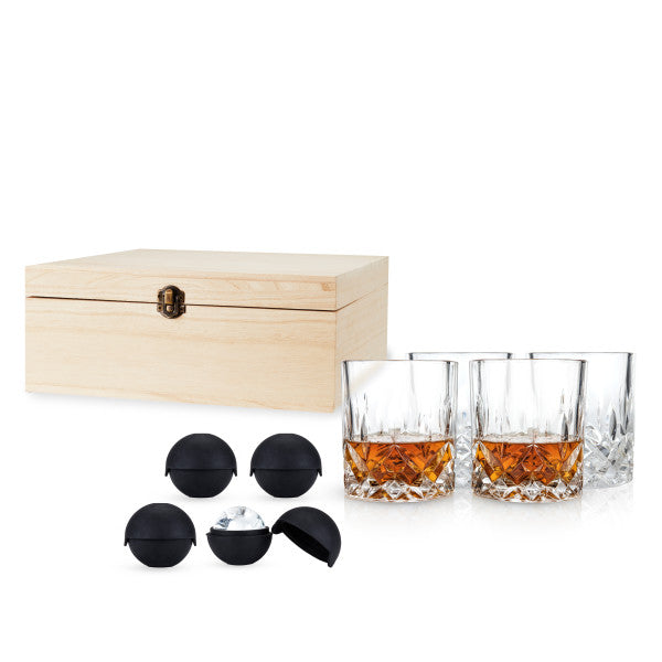 Liquor Glass and Ice Sphere Box Set by Viski (10918)